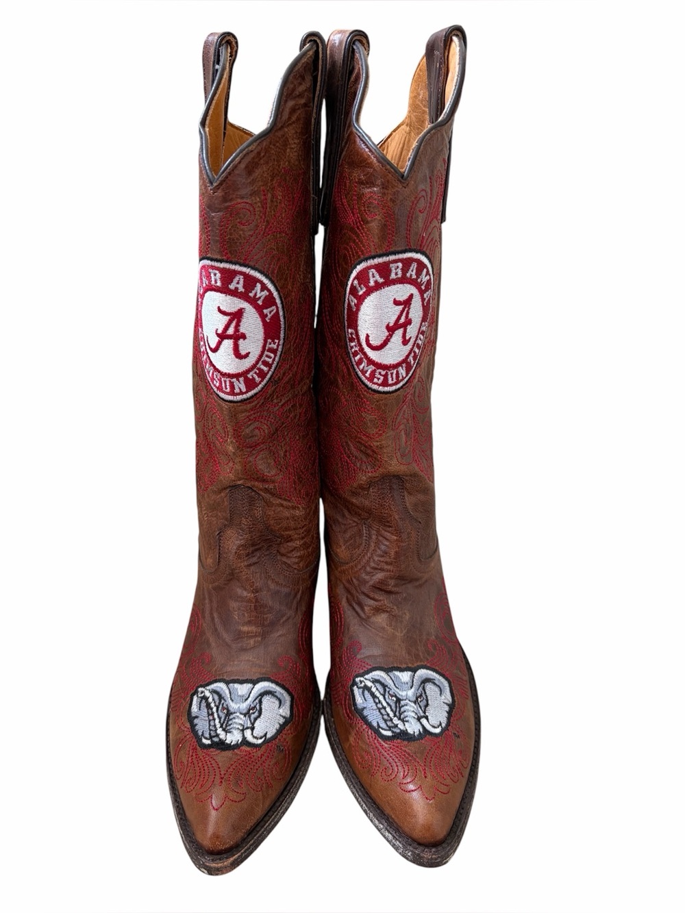 Gameday Boots University of Alabama Crimson Tide Cowboy Wester Football Sporty